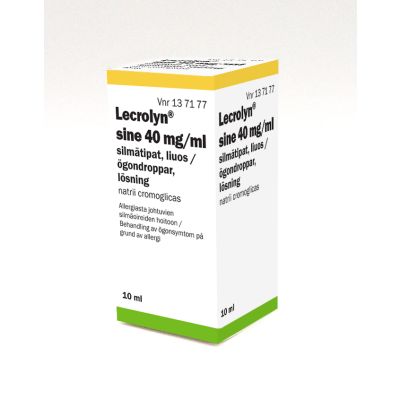 LECROLYN SINE silmätipat, liuos 40 mg/ml 10 ml